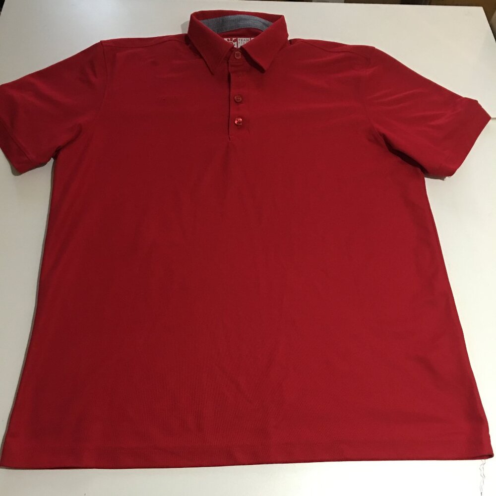 Chick-Fil-A Polo Shirt Team Mens Large Red Uniform Employee